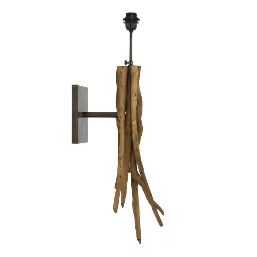 Bluma wooden wall lamp