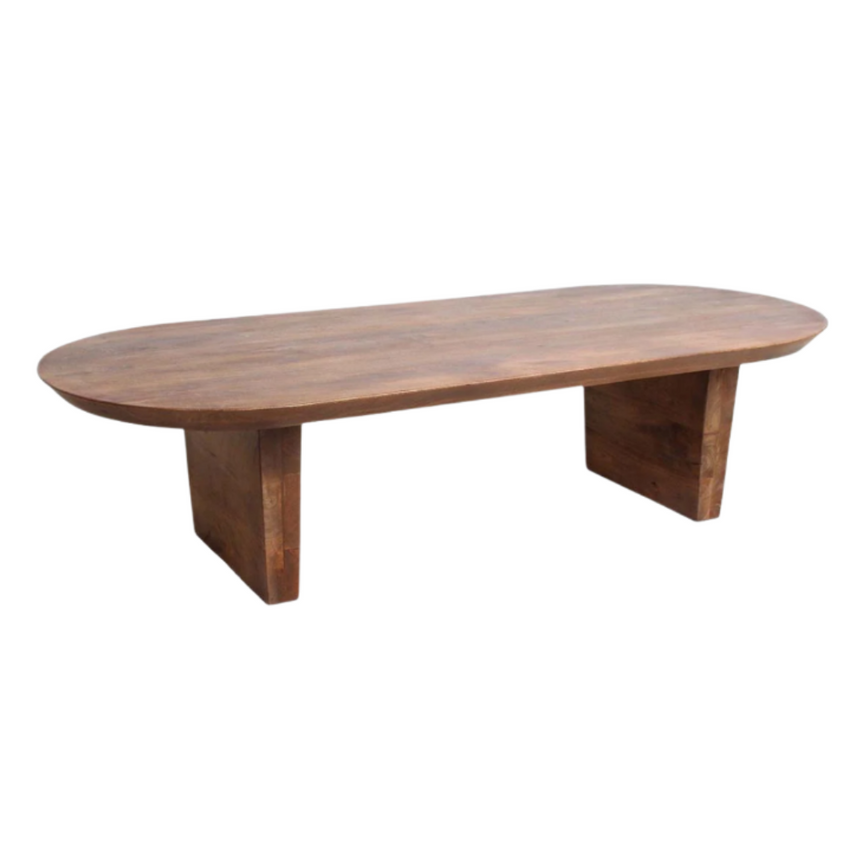 Bullnose fa dohányzóasztal