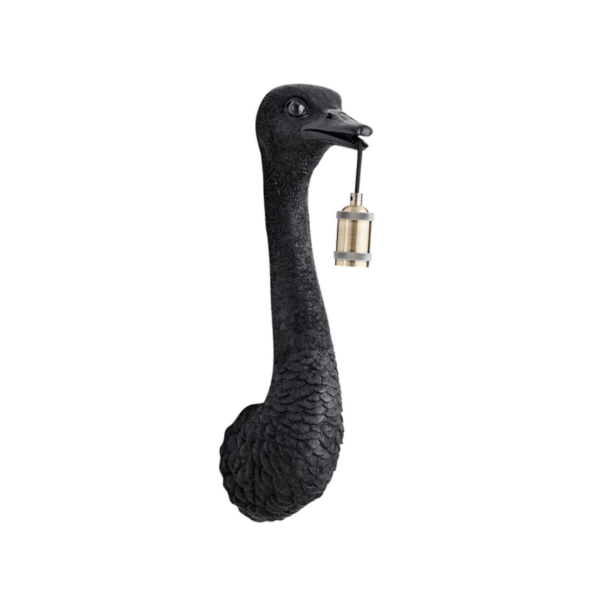 Ostrich small resin wall lamp