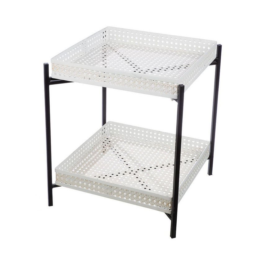 Viennese Braid metal side table