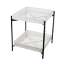 Viennese Braid metal side table