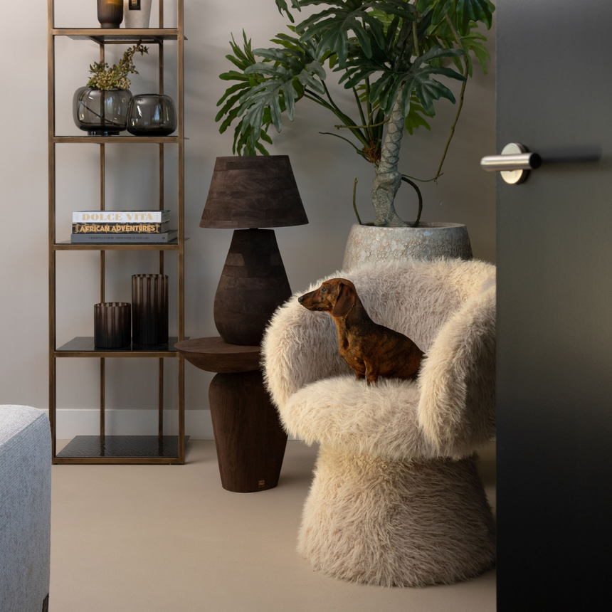Noa wooden bedside table