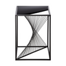 Ray glass side table
