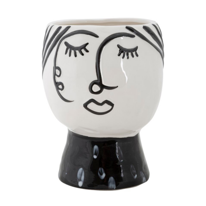Face porcelán váza Ø14