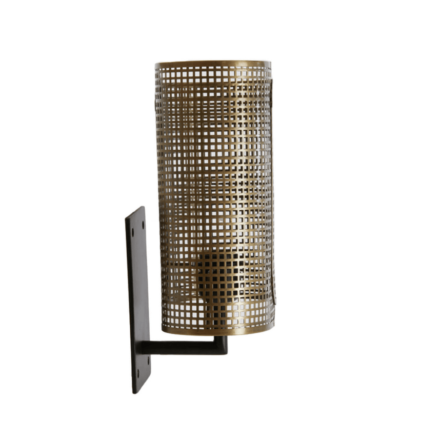 Teddy bear metal wall lamp