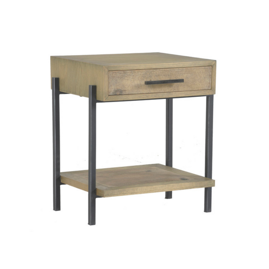 Noa wooden bedside table