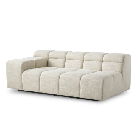 Malaga right-hand fabric sofa element