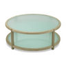 Anthony glass garden coffee table