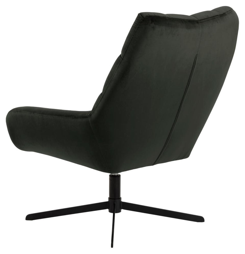 Paris velvet swivel chair