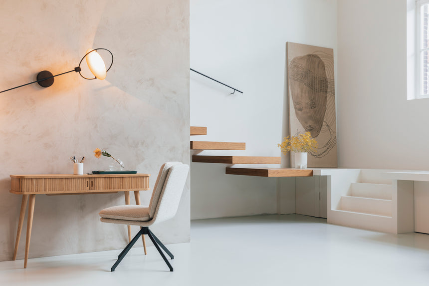 Barbier wooden console table