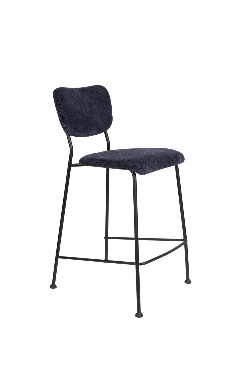 Benson corduroy low bar stool