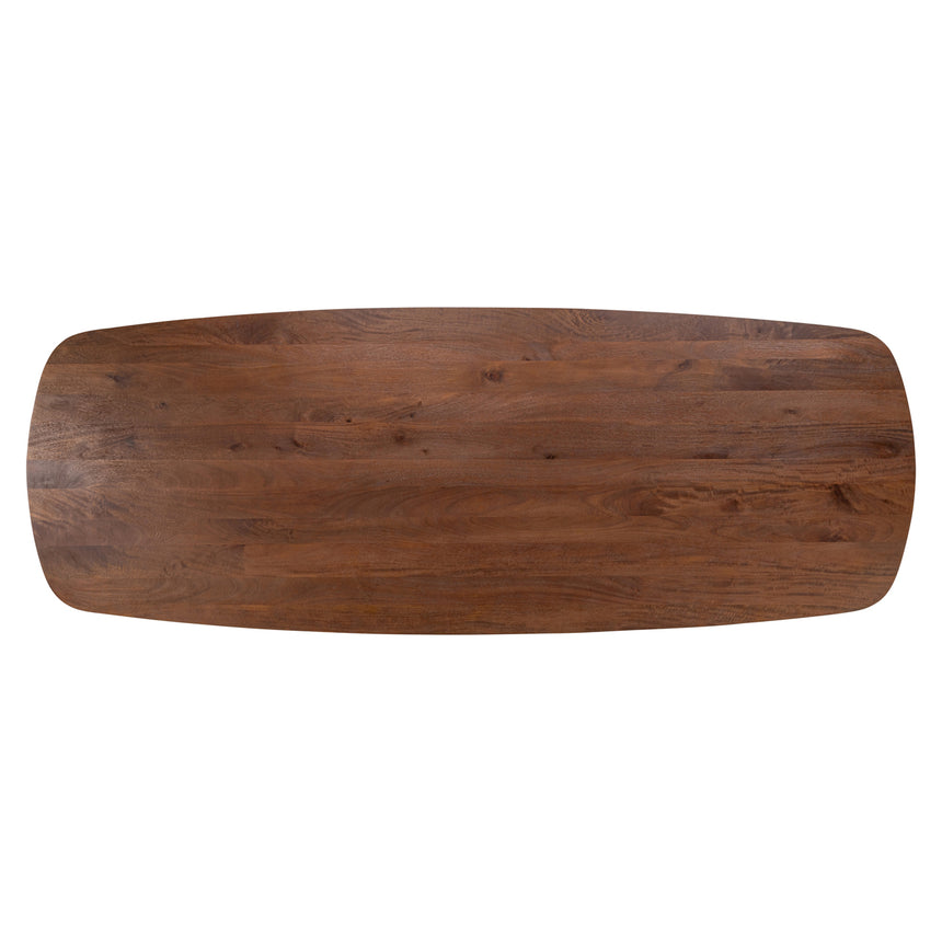 Baldwin étkezőasztal – Tömör mangófa tetővel, 230 cm