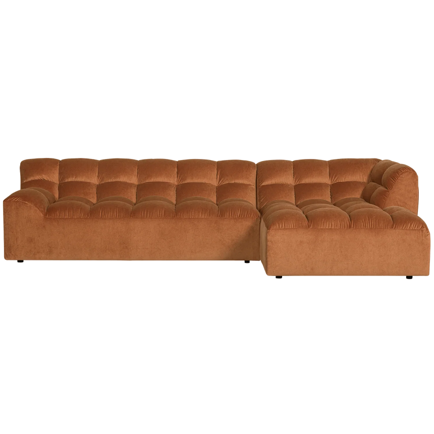 Allure jobbos bársony sarokkanapé