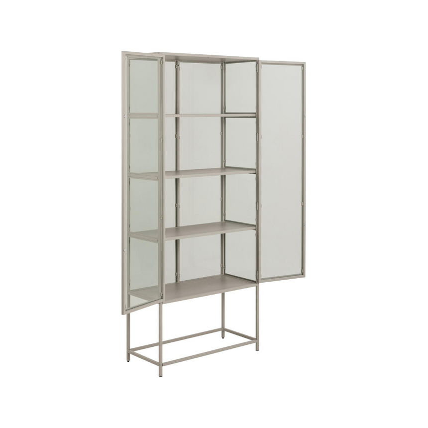 Seaford glass cabinet 77x186