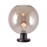 Lava 3-bulb dark gray glass pendant lamp