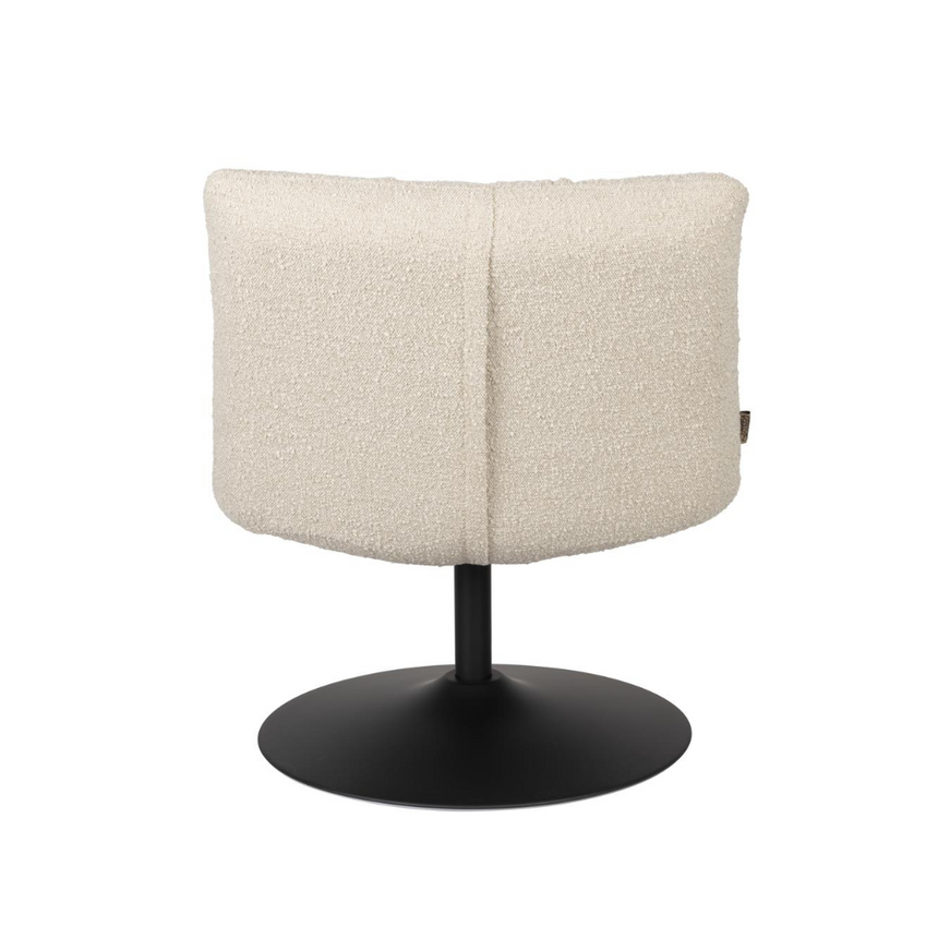 Philly fabric swivel armchair