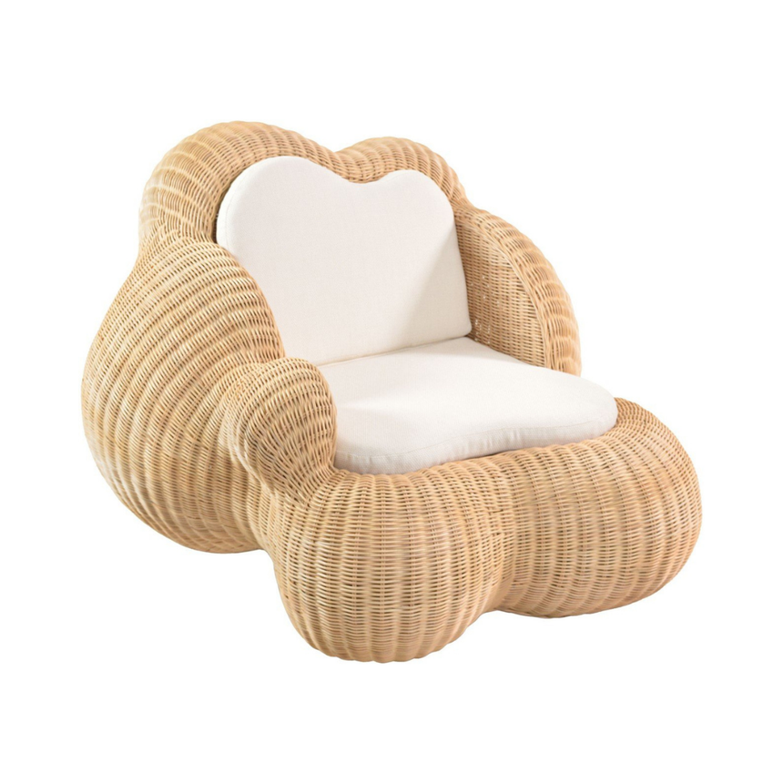 Cloud rattan fotel