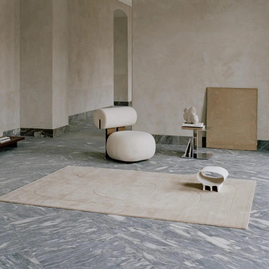 Cursive Expanse wool rug 200x300