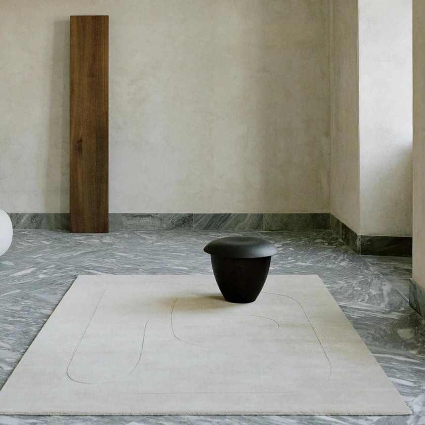 Cursive Expanse wool rug 200x300