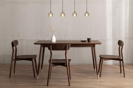 Bubbles 4-bulb glass pendant lamp