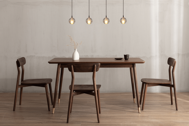 Bubbles 4-bulb glass pendant lamp