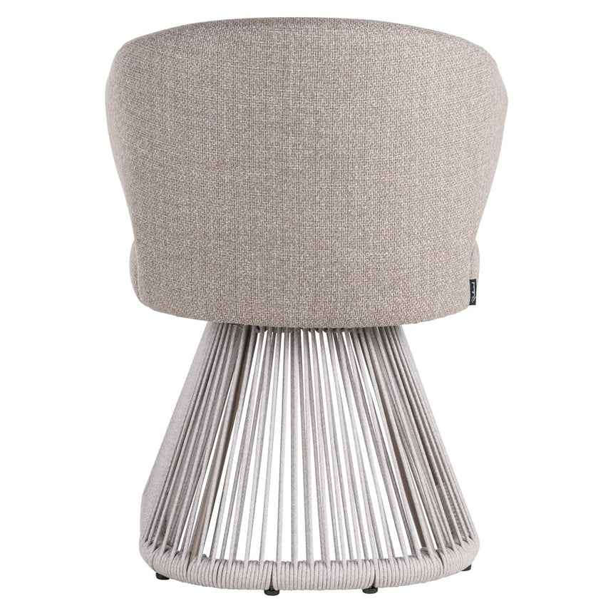 Nuba kültéri étkezőszék – Kézzel szőtt Olefin kötéllel és alumínium vázzal