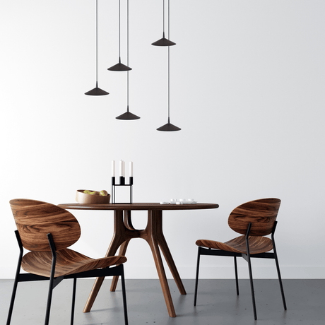 Ceppo 5-bulb metal pendant lamp Ø50-18
