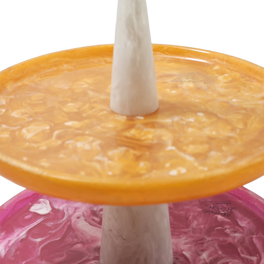 Posy tortaállvány rózsaszín/narancs
