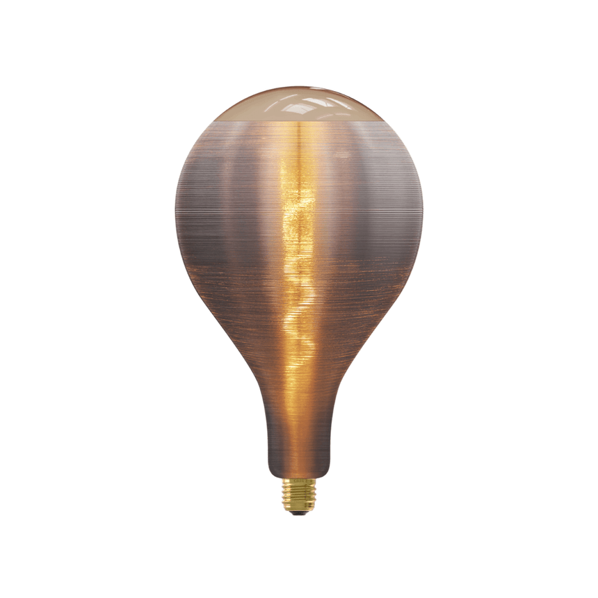 Silk Splash Grey Spiral bulb, LED E27