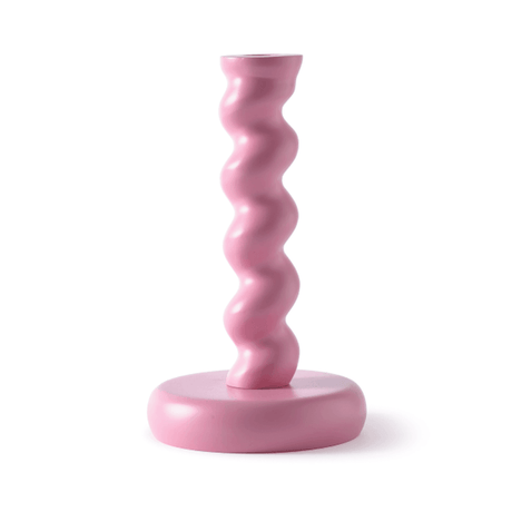 Twister metal candle holder 24cm