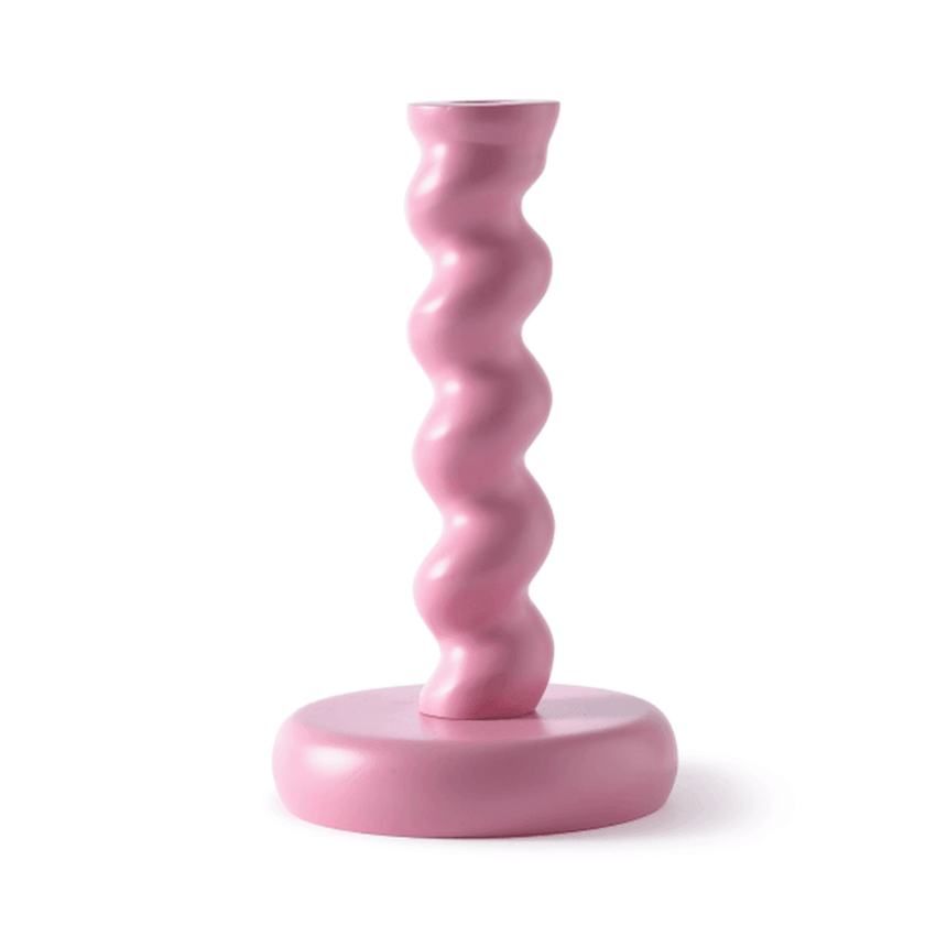 Twister metal candle holder 24cm
