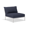 LEVEL2 szövet fotel fehér lábbal - Dutch Home
