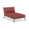 LEVEL2 hosszított szövet fotel fekete lábbal - Dutch Home