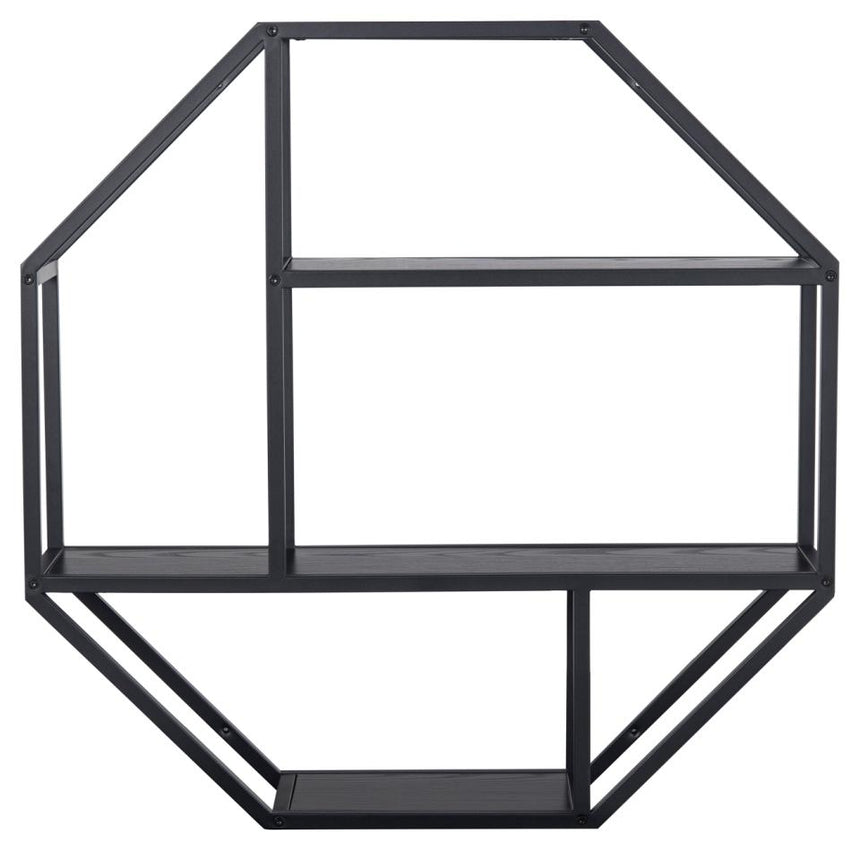 Seaford wooden wall shelf 77x77
