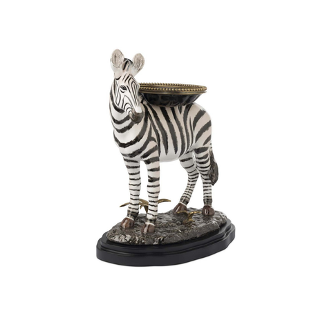 Zebra kerámia dekoráció