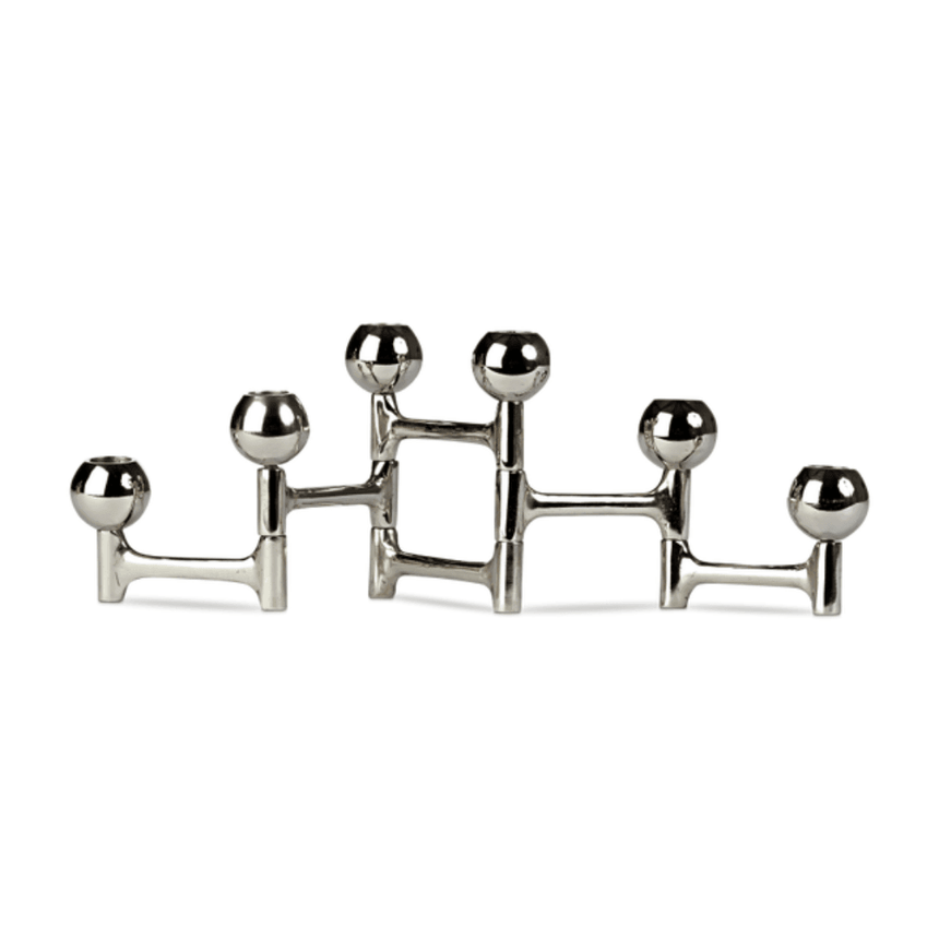 Round Folding metal candle holder 15cm