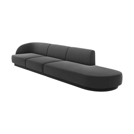 Miley 4 személyes jobbos bársony kanapé