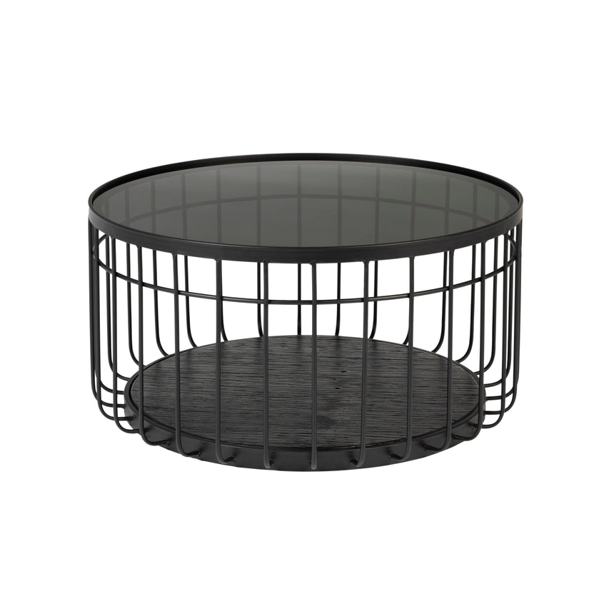 Lance metal coffee table Ø60