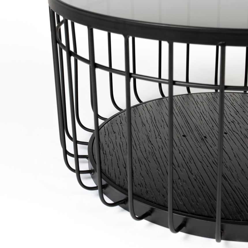 Lance metal coffee table Ø60