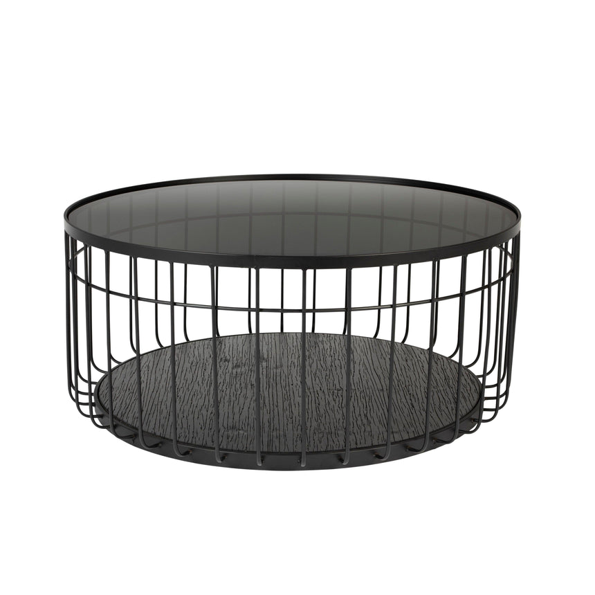 Lance metal coffee table Ø80