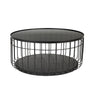 Lance metal coffee table Ø80