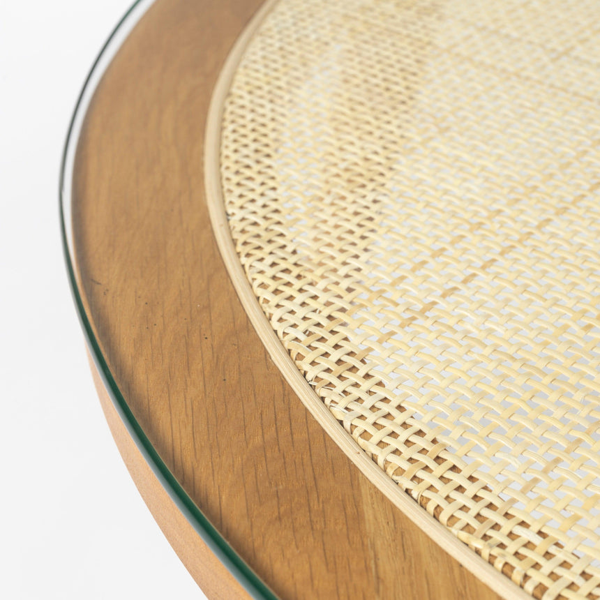 Glazed ceramic coffee table