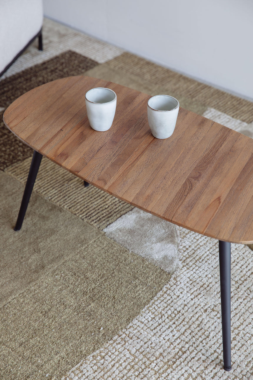Glazed ceramic coffee table