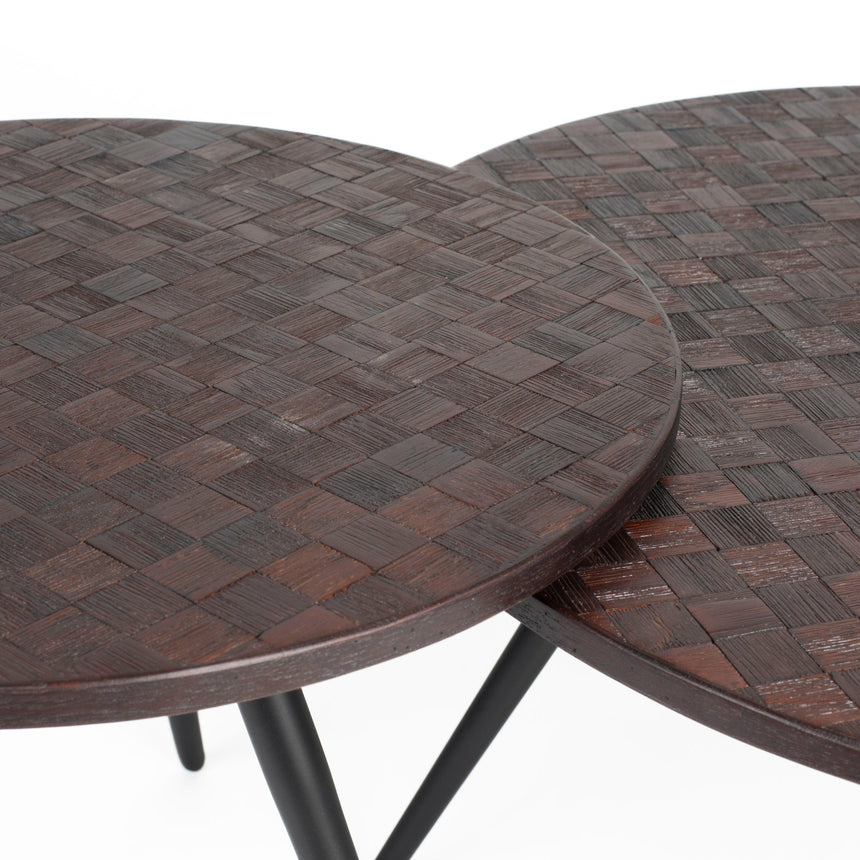 Webster wooden coffee table set