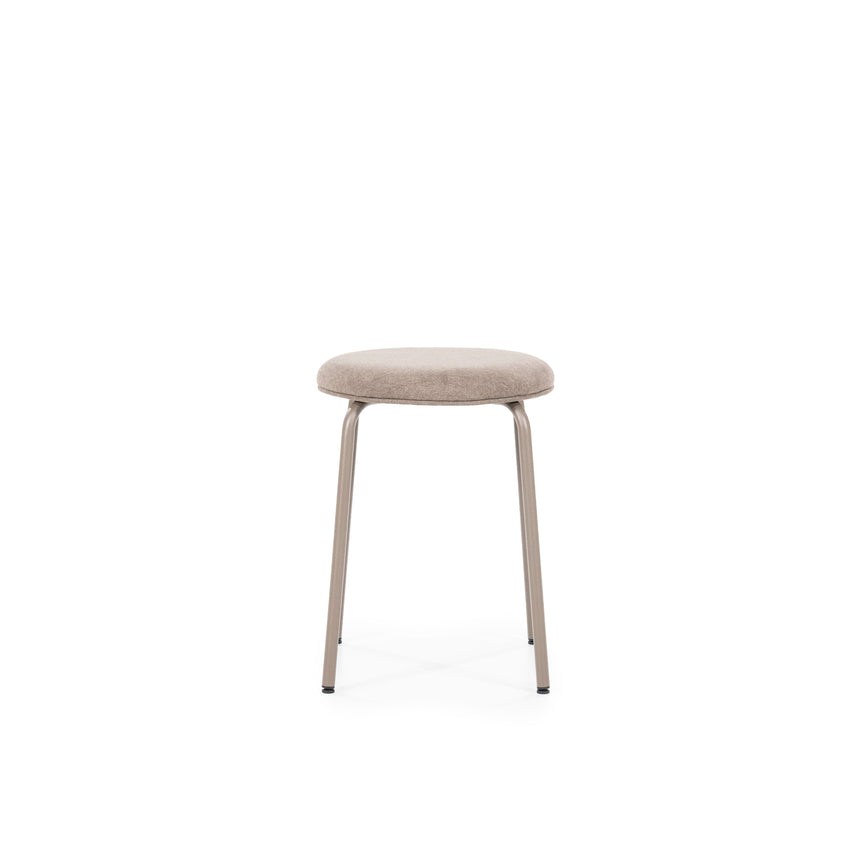 Modern ülőke – Szövet kárpittal és fém vázzal