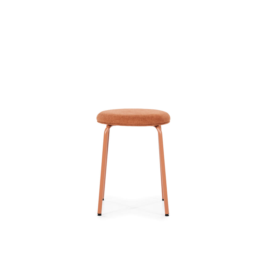 Modern ülőke – Szövet kárpittal és fém vázzal