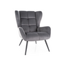 Louis bársony fotel