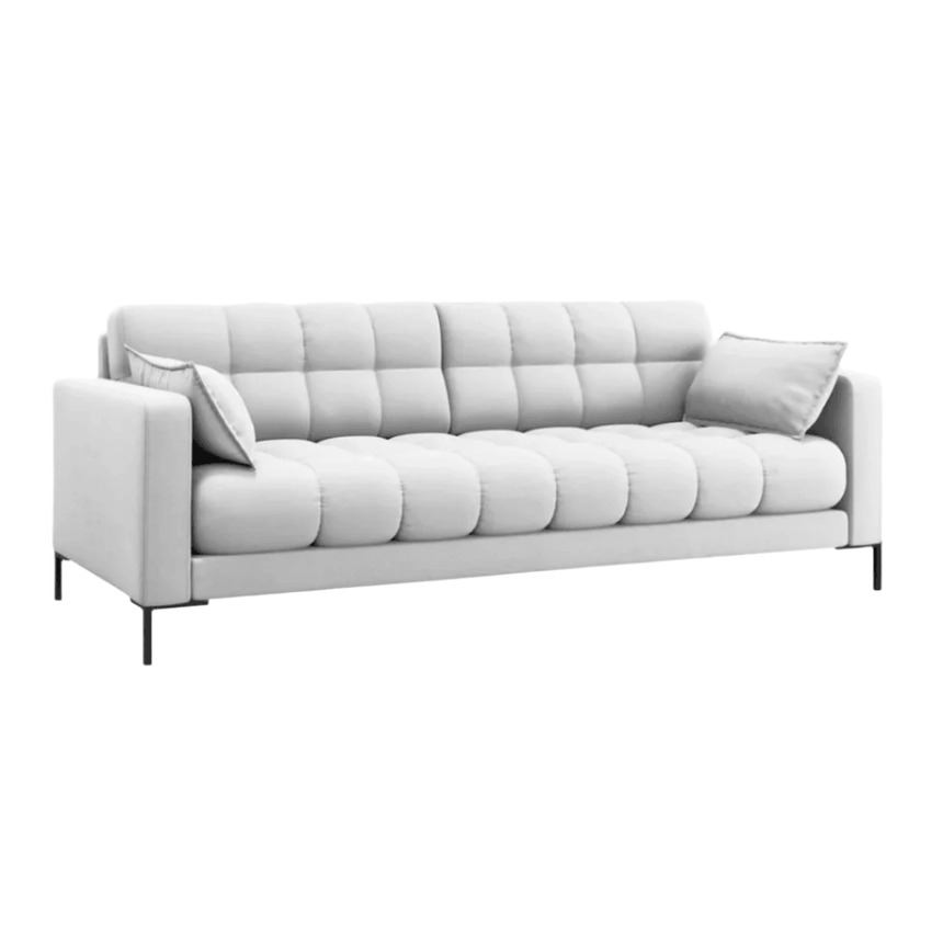 Mamaia 3 személyes szövet kanapé fekete lábbal