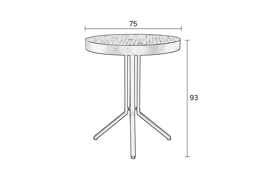Maze alacsony bárasztal-2