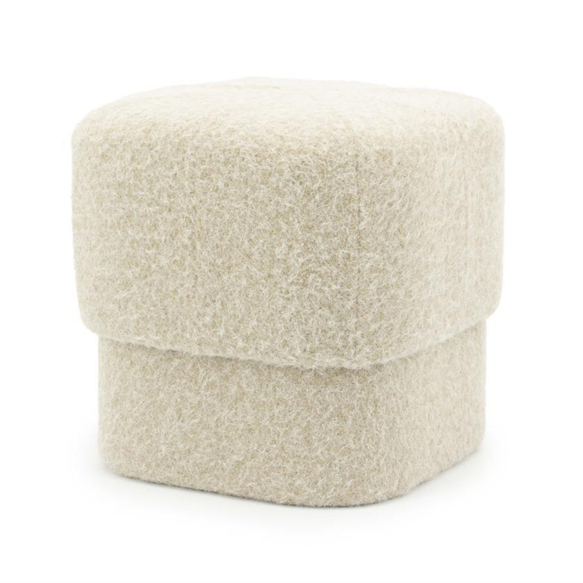 Kelso fabric pouf